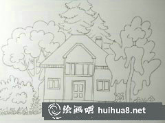 兒童繪畫(huà)房子教程圖解