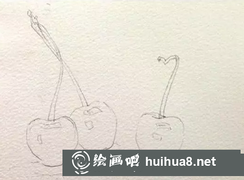 草莓水彩畫(huà)教程