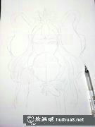 古風手繪美人插畫步驟圖教程