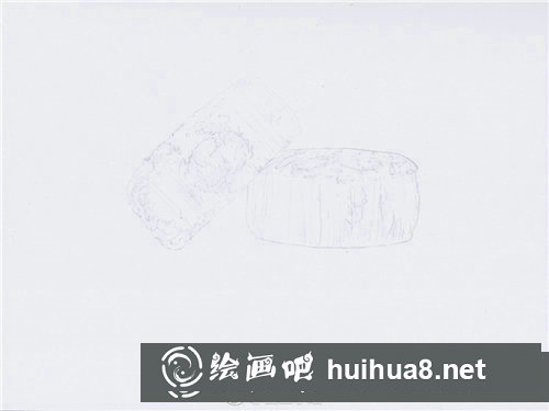 彩鉛畫月餅教程