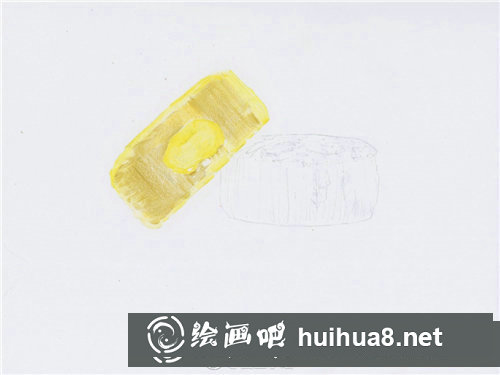 彩鉛畫月餅教程