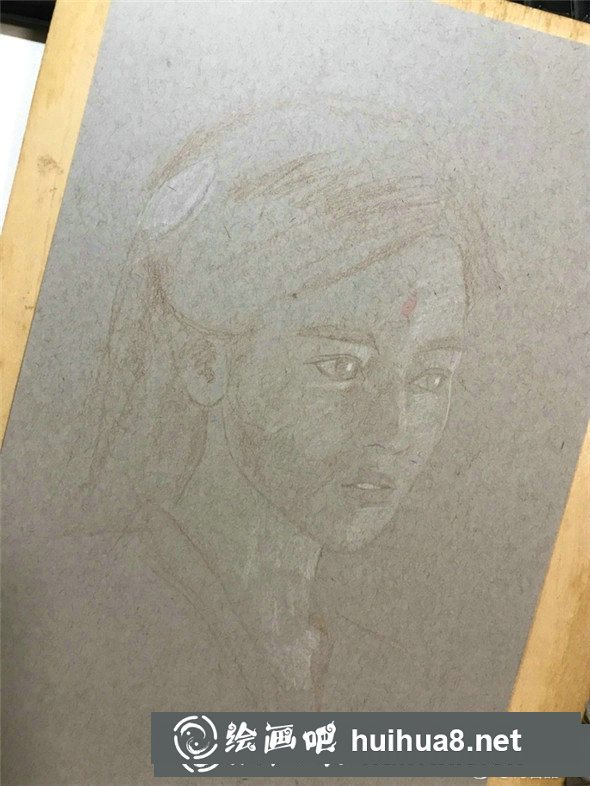 迪麗熱巴青丘白鳳九彩鉛教程