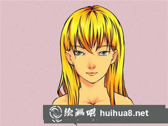 手繪教程：繪制優(yōu)雅長發(fā)的美少女