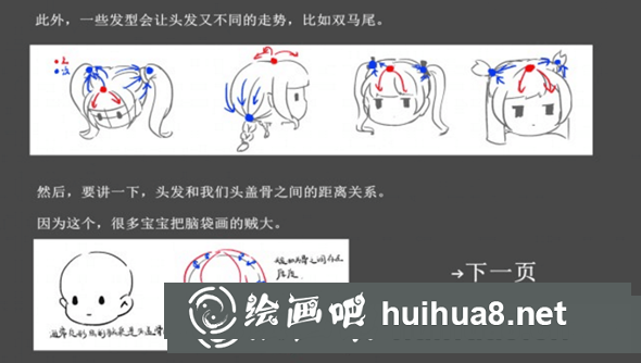 漫畫教程：Q版人物頭發(fā)繪制技巧解析