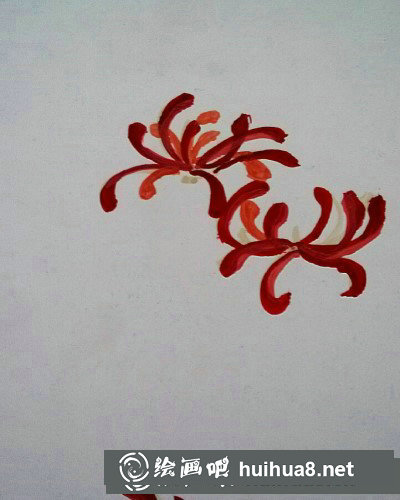 彼岸花手繪教程