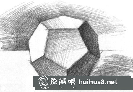 素描正五邊形多面體的畫法