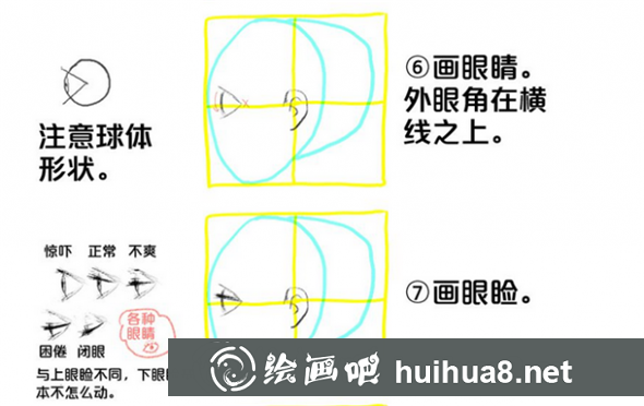 漫畫教程：女生側(cè)臉的畫法