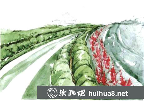 簡單的水彩畫風(fēng)景教程
