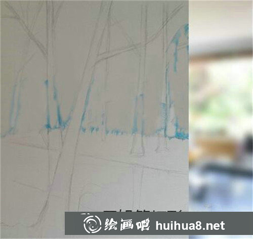 油畫風(fēng)景教程：手繪風(fēng)景繪畫步驟