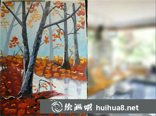 油畫風(fēng)景教程：手繪風(fēng)景繪畫步驟