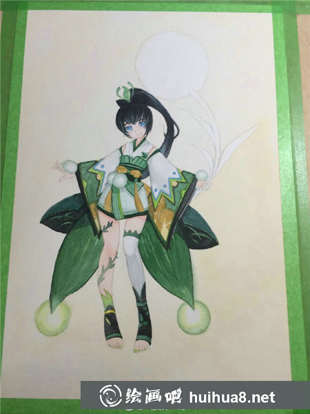 水彩畫螢草步驟教程 水彩畫螢草步驟教程