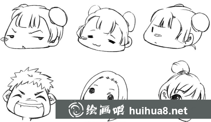 漫畫人物臉型畫法介紹