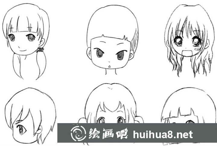 漫畫人物臉型畫法介紹