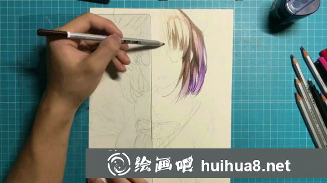 漫畫短發(fā)女生的畫法
