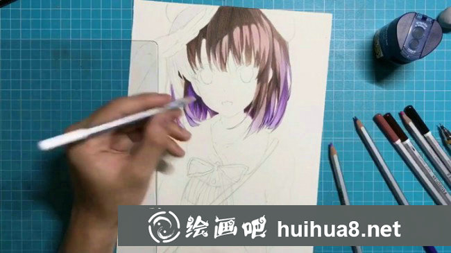 漫畫短發(fā)女生的畫法