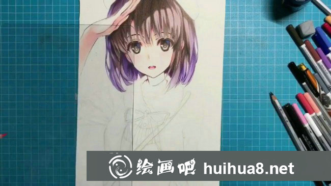 漫畫短發(fā)女生的畫法