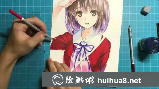 漫畫短發(fā)女生的畫法