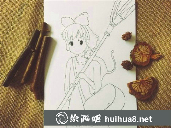 手繪漫畫教程：繪制一個夢幻小精靈