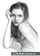 人物素描繪畫步驟女孩畫法指南