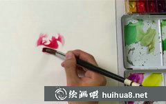 水彩玫瑰速成教程