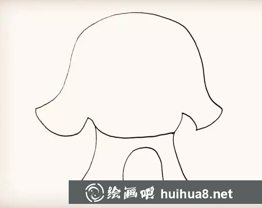 兒童畫蘑菇房子的畫法