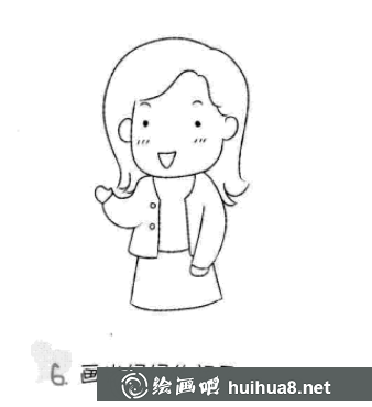 兒童畫媽媽的畫法