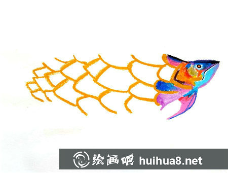 兒童畫魚的畫法