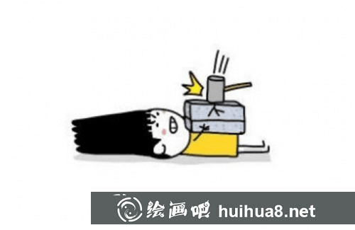逗比的女孩簡(jiǎn)筆畫