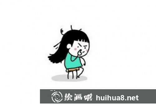 逗比的女孩簡(jiǎn)筆畫