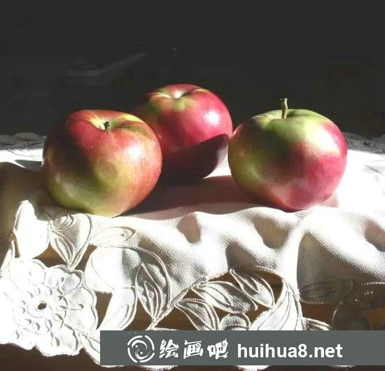 蘋(píng)果水彩畫(huà)教程