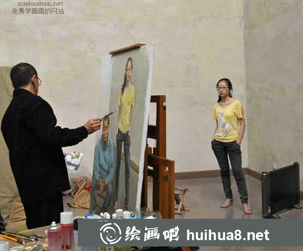 陳丹青油畫(huà)人物作畫(huà)步驟