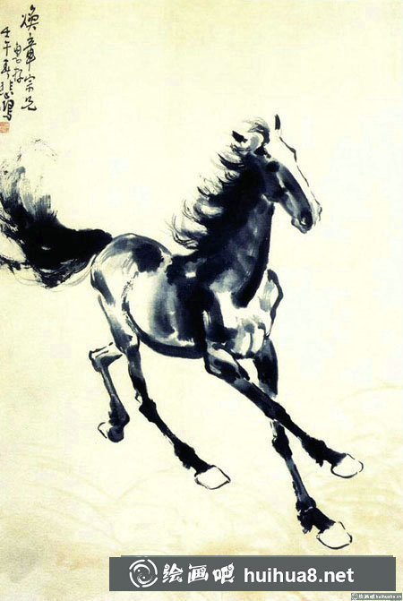 徐悲鴻奔馬圖欣賞【16P】(10)