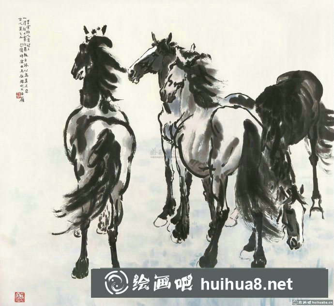 徐悲鴻奔馬圖欣賞【16P】(14)