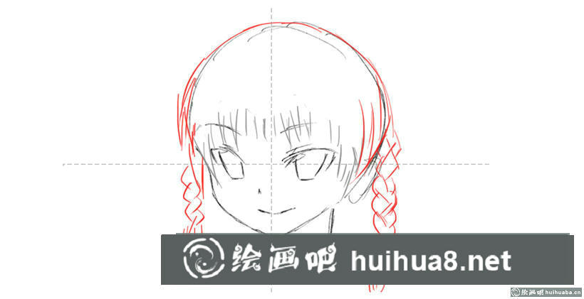 簡單的漫畫少女臉型畫法