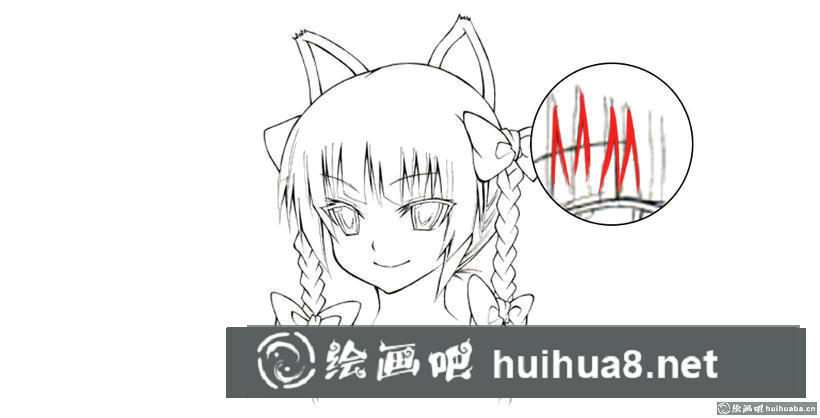 簡單的漫畫少女臉型畫法