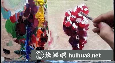 油畫葡萄的畫法