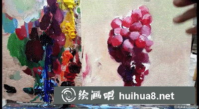油畫葡萄的畫法