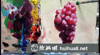 油畫葡萄的畫法
