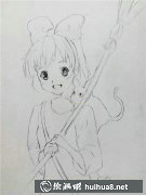 魔女宅急便漫畫教程烏露絲拉繪制方法