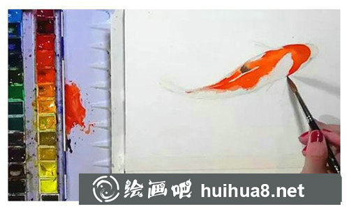 蝴蝶水彩畫