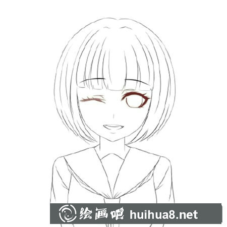 漫畫短發(fā)女孩怎么畫 漫畫短發(fā)女孩怎么畫