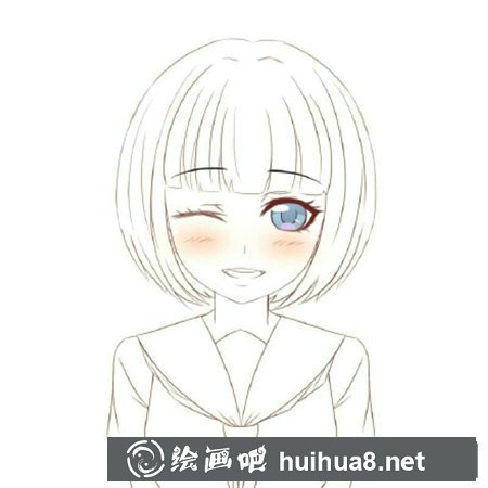 漫畫短發(fā)女孩怎么畫 漫畫短發(fā)女孩怎么畫