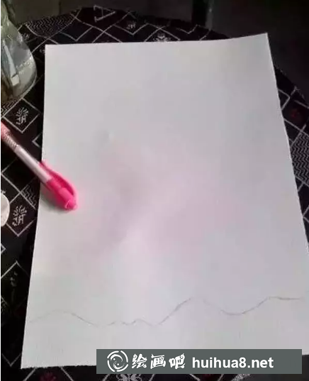 耀眼星空水粉畫教程