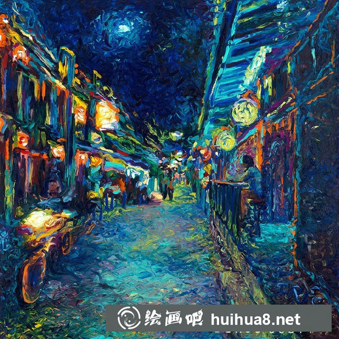 iris scott手指油畫作品