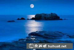 油畫月光意境展現(xiàn)