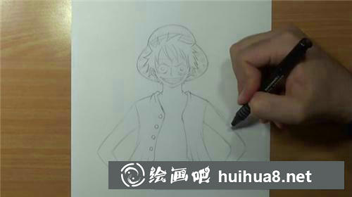 海賊王路飛的畫法