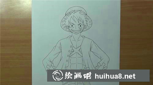 海賊王路飛的畫法