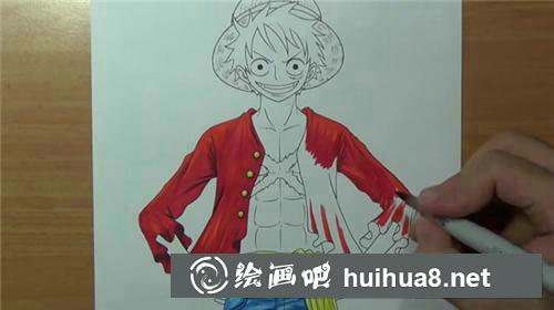 海賊王路飛的畫法