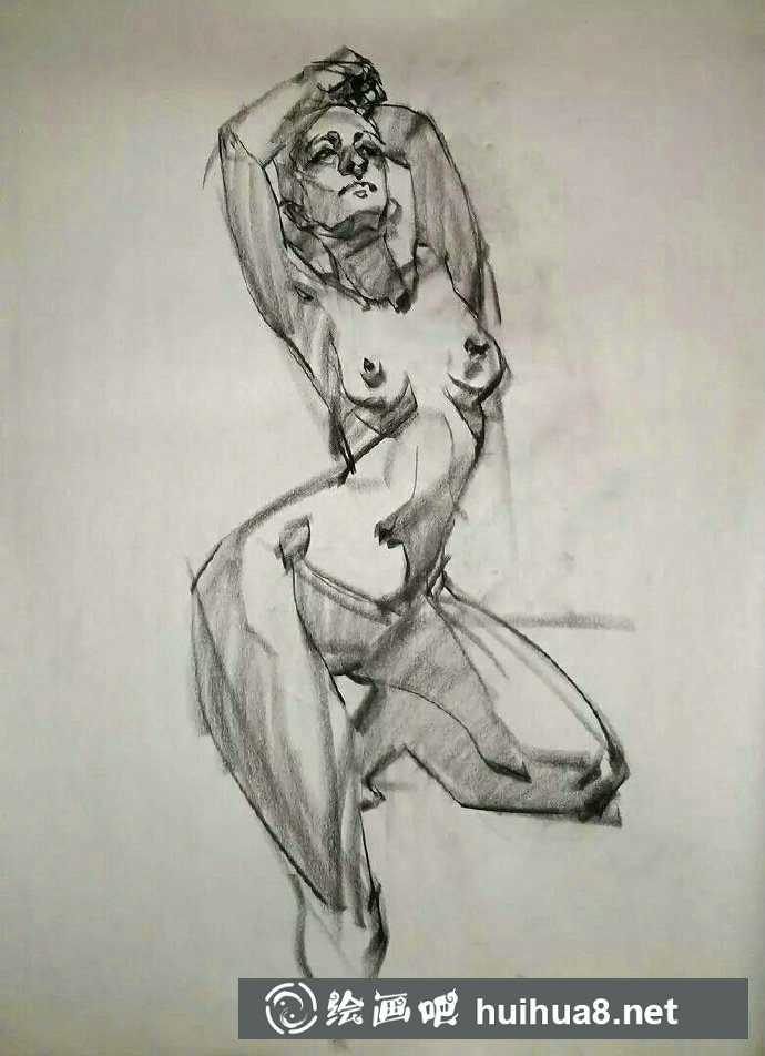 女性人體速寫(xiě)作品八