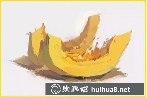 水粉靜物單體繪畫技巧